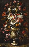 Flowers in a Figured Vase unknow artist